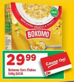 OK Grocer Bokomo Corn Flakes offer