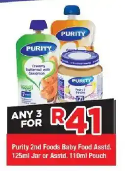 OK Grocer Purity 2nd Foods Baby Food Jar or Pouch offer