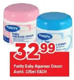OK Grocer Purity Baby Aqueous Cream offer