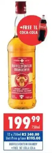 Ultra Liquors Buffelsfontein brandy offer