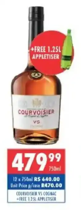 Ultra Liquors Courvoisier vs cognac offer