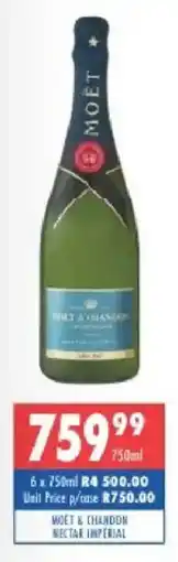 Ultra Liquors Moet & chandon nectar imperial offer
