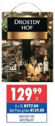 Ultra Liquors Drostdy hof adelpracht offer