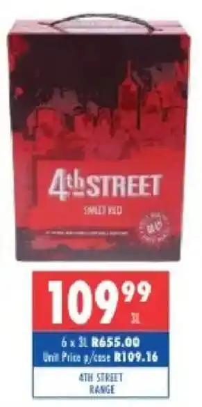 Ultra Liquors 4th street range offer