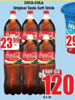 Boxer Coca-Cola Original Taste Soft Drink offer