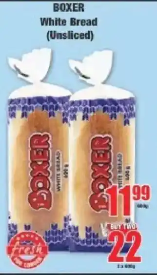 Boxer Boxer White Bread Unsliced offer