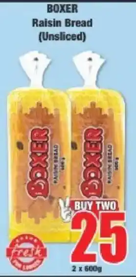 Boxer Boxer Raisin Bread Unsliced offer