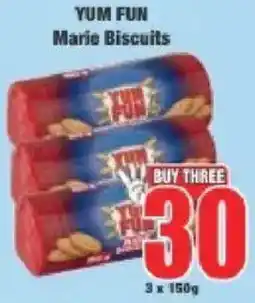 Boxer Yum Fun Marie Biscuits offer