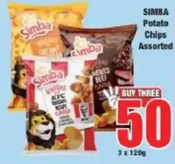 Boxer Simba Potato Chips Assorted offer