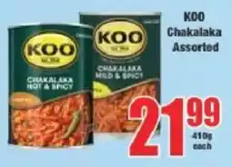 Boxer Koo Chakalaka Assorted offer