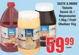 Boxer Taste & More Tomato Sauce/ Mayonnaise/ Fruit Chutney offer