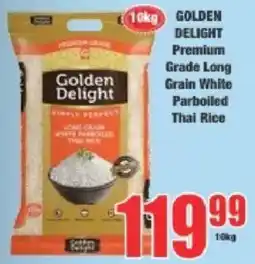 Boxer Golden Delight Premium Grade Long Grain White Parboiled Thai Rice offer
