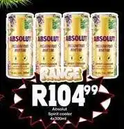 Supa Store ABSOLUT Spirit Cooler offer