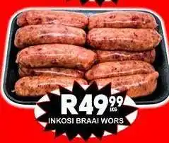 Supa Store INKOSI BRAAI WORS offer