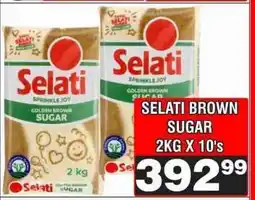 Advance Cash n Carry SELATI BROWN SUGAR 2KG X 10's offer