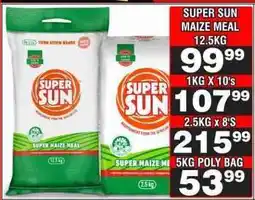 Advance Cash n Carry SUPER SUN Maize Meal 12.5kg offer