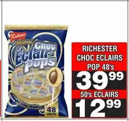 Advance Cash n Carry RICHESTER CHOC ECLAIRS POP 48's offer