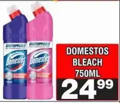 Advance Cash n Carry DOMESTOS BLEACH 750ML offer