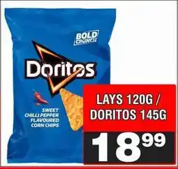 Advance Cash n Carry LAYS 120G / DORITOS 145G offer