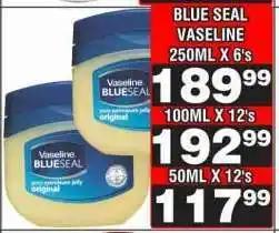 Advance Cash n Carry BLUE SEAL VASELINE 250ML X 6's offer