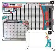 Makro Parrot 1200 x 900mm Slimline Magnetic Retail Whiteboard Bundle offer