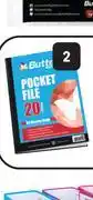 Makro Butterfly A4 Pocket File Display Book (20-Pocket) offer