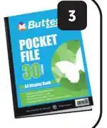 Makro Butterfly A4 Pocket File Display Book (30-Pocket) offer