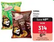 Makro Simba Potato Chips-48 x 36g offer