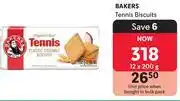 Makro Bakers Tennis Biscuits-12 x 200g offer