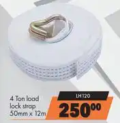 Midas Autogear Tie Downs, Straps & Holders 4 Ton Load Lock Strap 50mm x 12m LH120 offer
