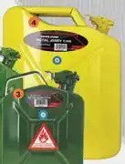 Midas Autogear 20L Yellow Diesel Metal Jerry Cans JC06 offer