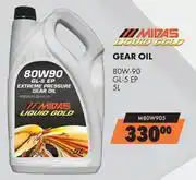 Midas Midas Liquid Gold Gear Oil 80W-90 M80W905-5L offer