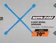 Midas Auto Gear 4-Way Wheel Spanner WS04S offer