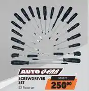 Midas Auto Gear Screwdriver Set SD22Pc-22 Piece Set offer