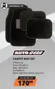 Midas Auto Gear Carpet Mat Set (4 Piece Set) MA-BE/BK/GY offer