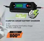 Midas Pro User 4 Amp DC Smart Battery Charger 6-12V PSD004 offer