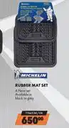 Midas Michelin Rubber Mat Set (4 Piece Set) TT8421 BK/GR offer