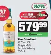 Spar Tops The Glenlivet 12 Year Old Single Malt Scotch Whisky-750ml offer