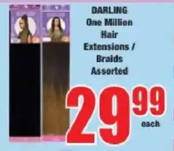 Boxer Darling One Million Hair Extensions/ Braids Assorted offer