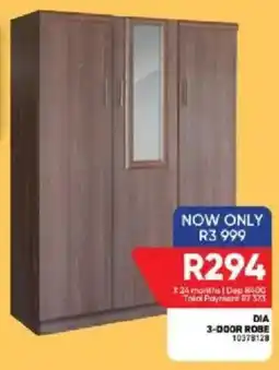 Furnmart Dia 3-door robe offer