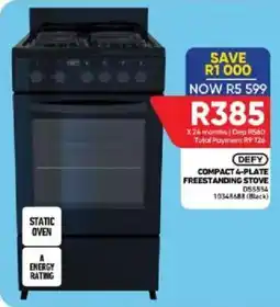 Furnmart Defy compact 4-plate freestanding stove offer