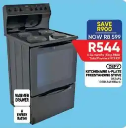 Furnmart Defy kitchenaire 4-plate freestanding stove offer