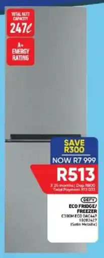 Furnmart Defy eco fridge/ freezer offer
