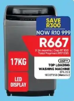 Furnmart Defy top loading washing machine offer