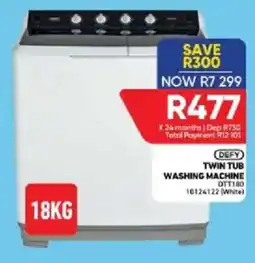 Furnmart Defy twin tub washing machine offer