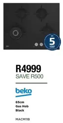 House & Home Beko Gas Hob Black offer