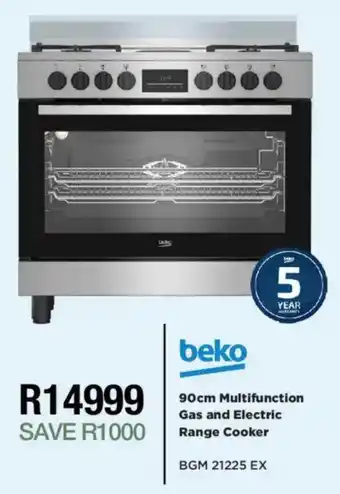 House & Home Beko Multifunction Gas and Electric Range Cooker offer