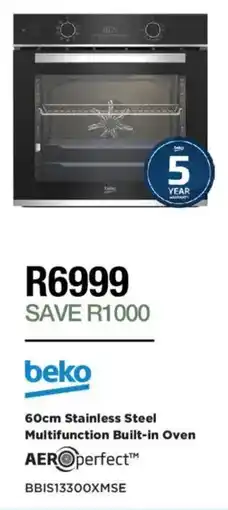 House & Home Beko Stainless Steel Multifunction Built-in Oven offer
