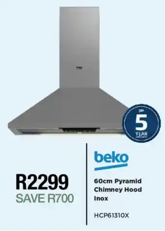 House & Home Beko Pyramid Chimney Hood Inox offer