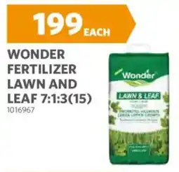 BUCO Wonder fertilizer lawn and leaf offer